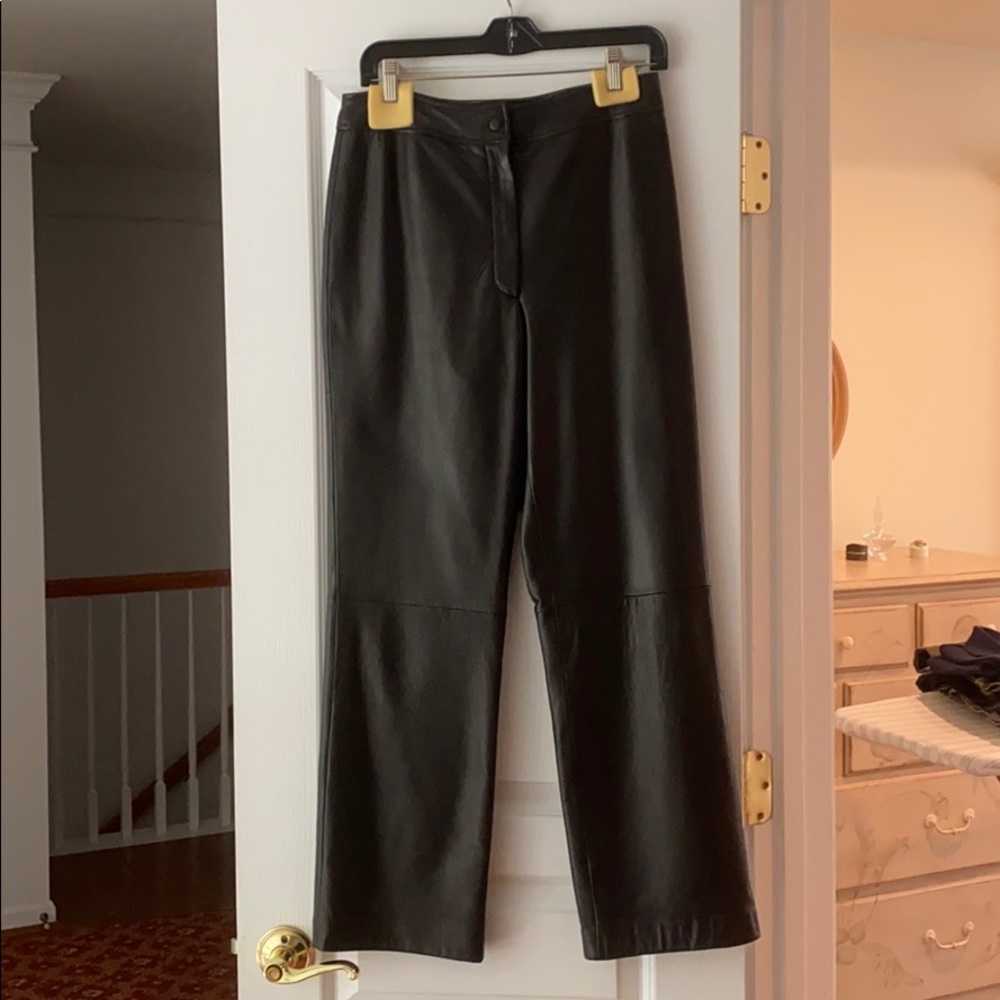 100% real LEATHER pants from NORDSTROM